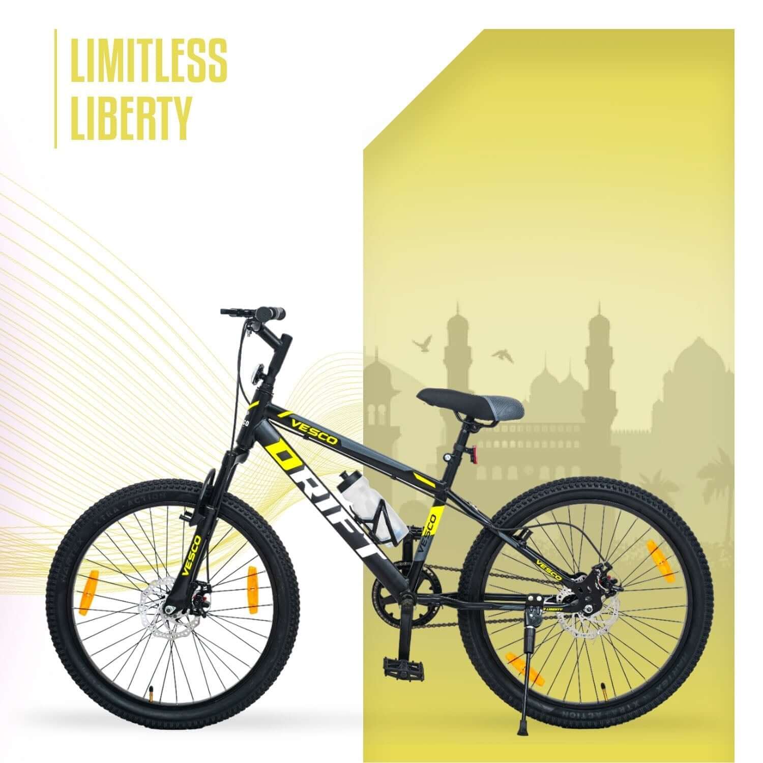 26T Drift Black Mountain Bicycle - Image 5