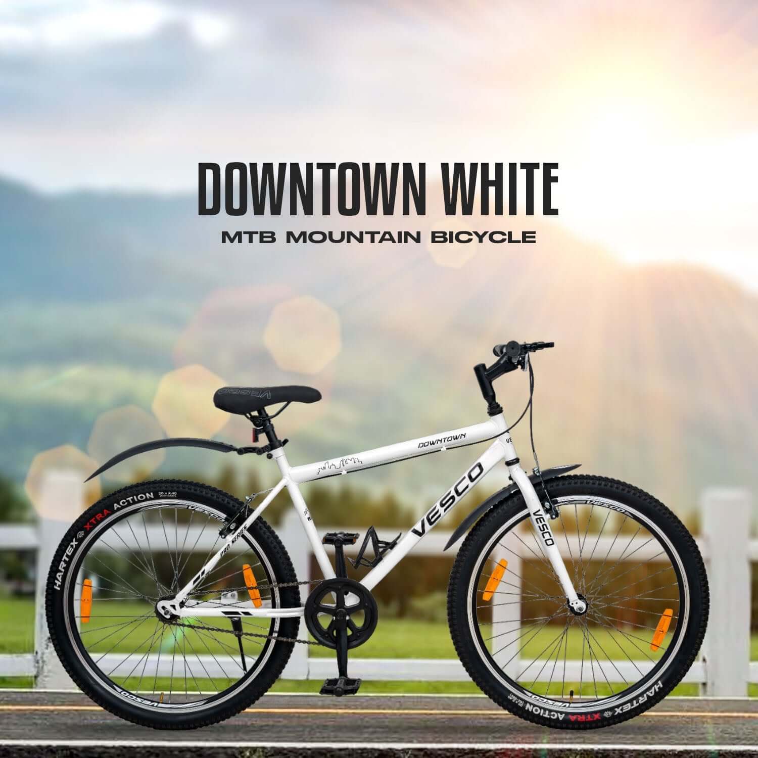 26T White Downtown Hybrid Cycle - Image 5