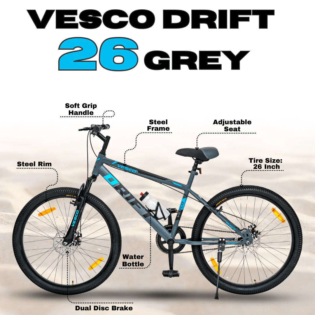 26T Grey Drift Mountain Cycle - Image 5