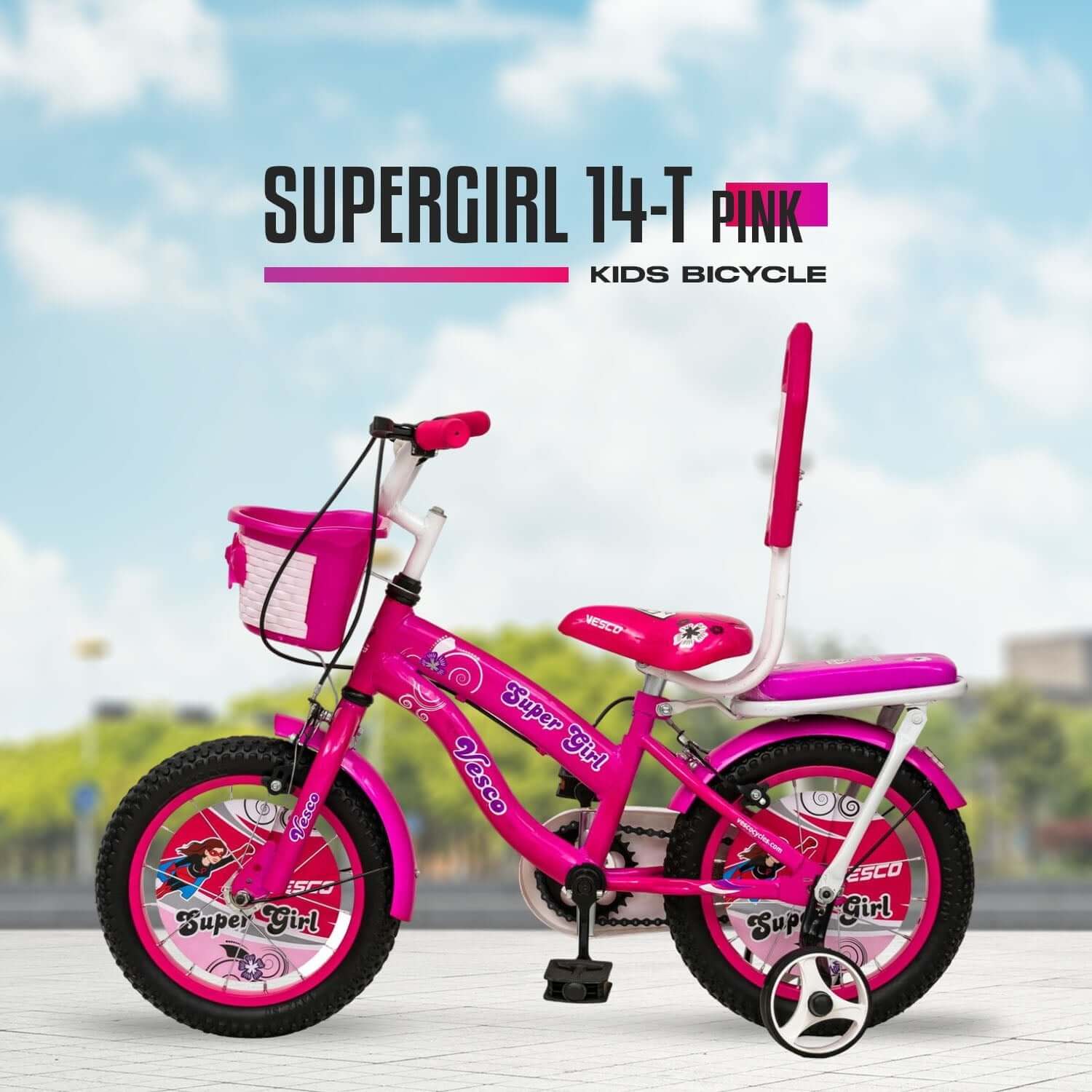 Super Girl 14T Girls Cycle (3–5 Years) - Image 5