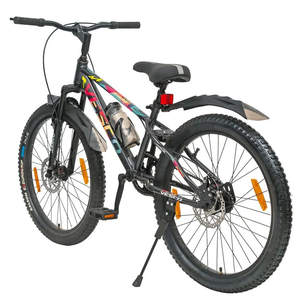 Vesco Yugo 24T Kids Cycle | Dual Disc Brakes & Suspension - Image 5